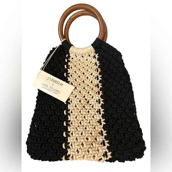 Curateur x Laude The Label Gabby Mini Macrame Bag and Skincare Bundle - Picture 2 of 9